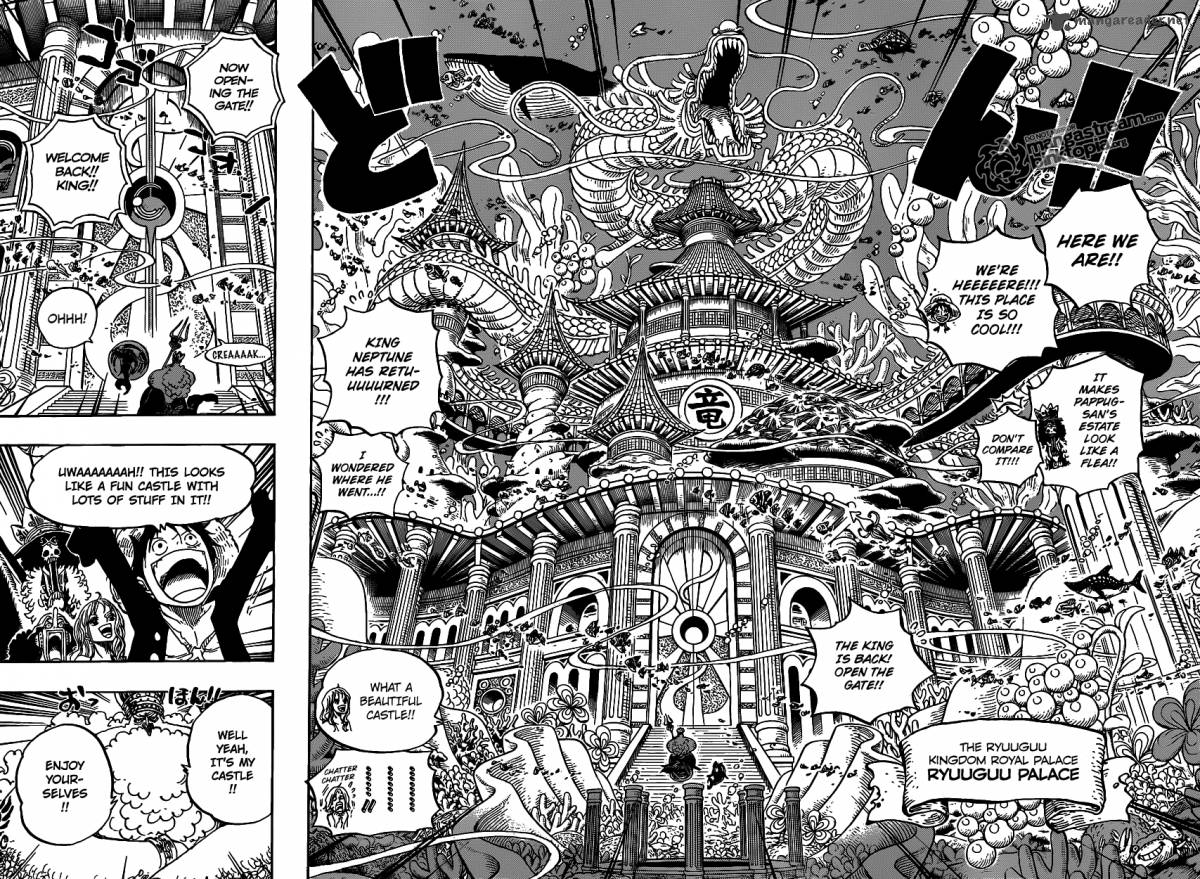 One Piece Manga Chapter 612 page 12 - Taken by the Shark They Saved