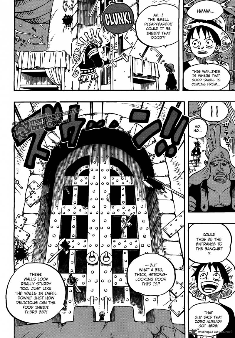 One Piece Manga Chapter 612 page 15 - Taken by the Shark They Saved