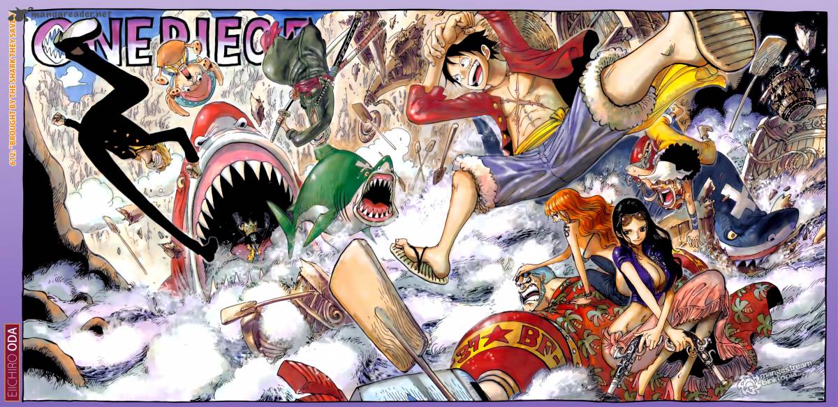 One Piece Manga Chapter 612 page 2 - Taken by the Shark They Saved
