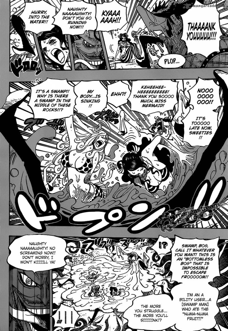 One Piece Manga Chapter 612 page 4 - Taken by the Shark They Saved