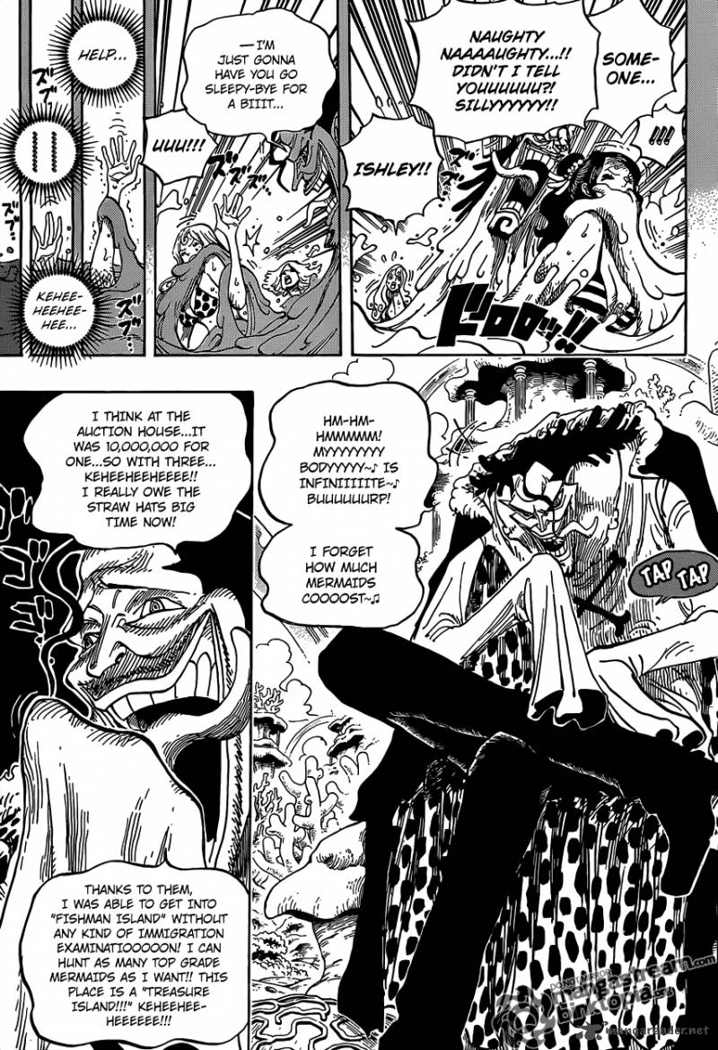 One Piece Manga Chapter 612 page 5 - Taken by the Shark They Saved