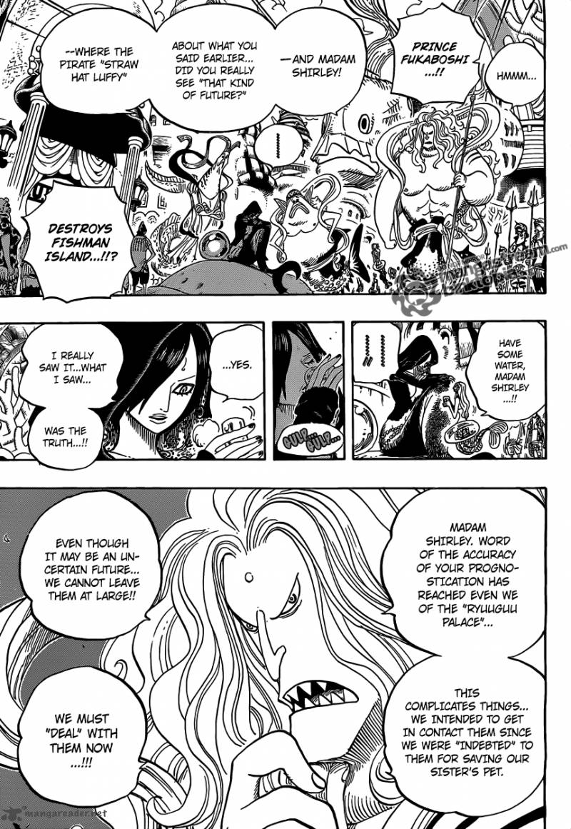 One Piece Manga Chapter 612 page 7 - Taken by the Shark They Saved