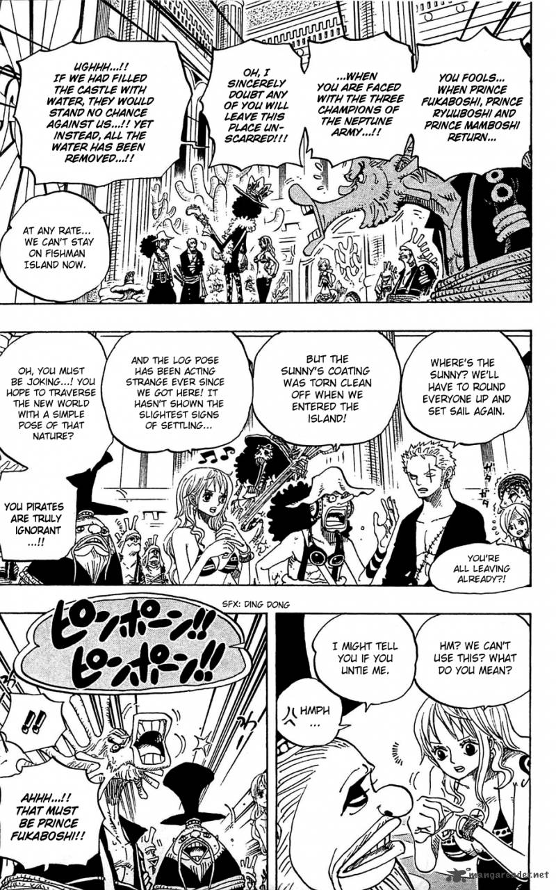 One Piece Manga Chapter 614 page 4 - What's Done is Done