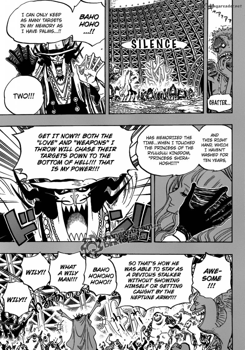 One Piece Manga Chapter 615 page 13 - Mato Mato Curse