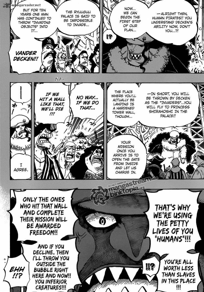 One Piece Manga Chapter 615 page 14 - Mato Mato Curse