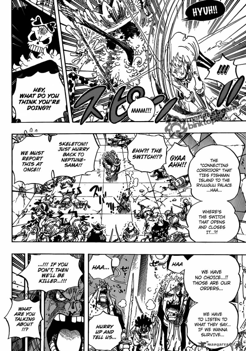 One Piece Manga Chapter 615 page 4 - Mato Mato Curse
