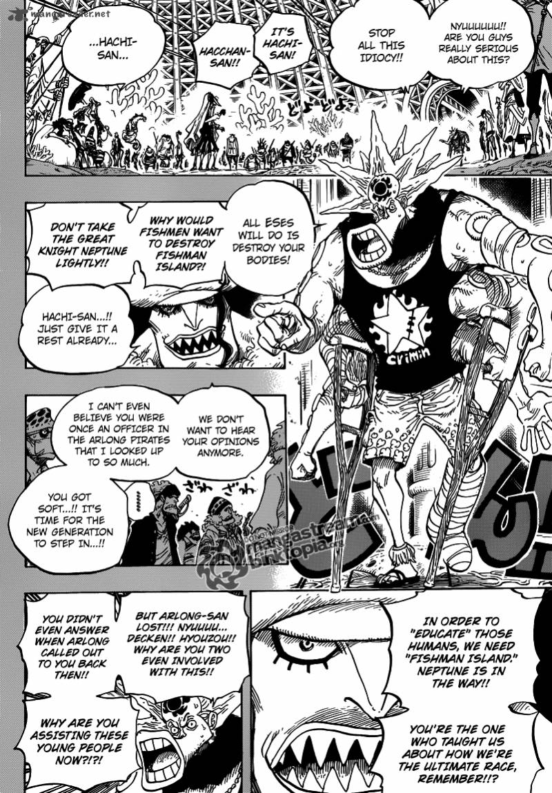 One Piece Manga Chapter 615 page 8 - Mato Mato Curse