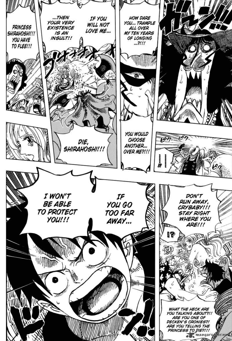 One Piece Manga Chapter 618 page 8 - Proposal