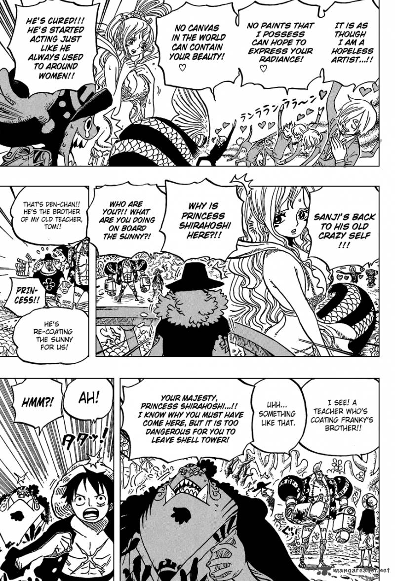 One Piece Manga Chapter 619 page 11 - At the Sea Forest