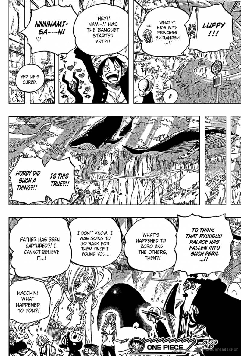 One Piece Manga Chapter 619 page 14 - At the Sea Forest
