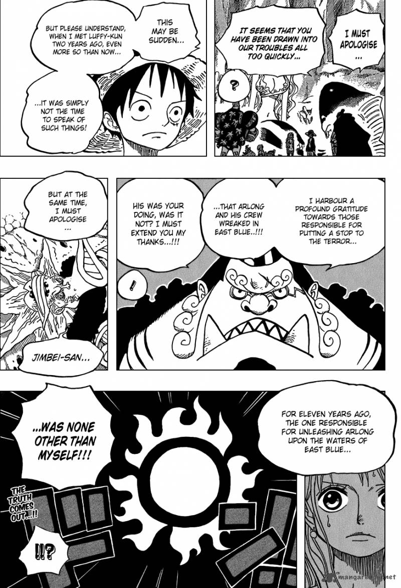 One Piece Manga Chapter 619 page 15 - At the Sea Forest