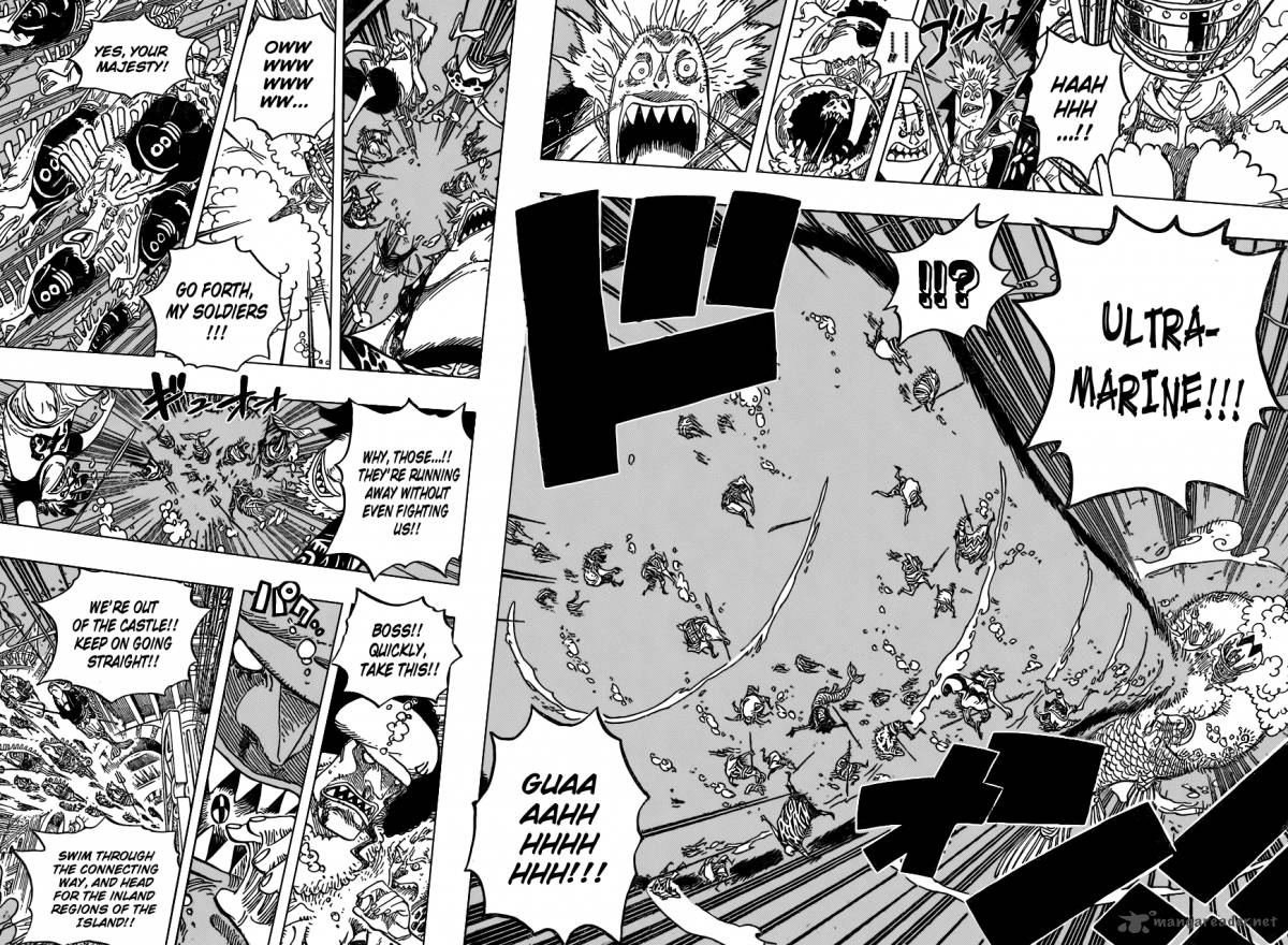 One Piece Manga Chapter 619 page 4 - At the Sea Forest