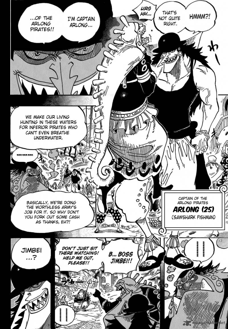 One Piece Manga Chapter 621 page 12 - Otohime and Tiger