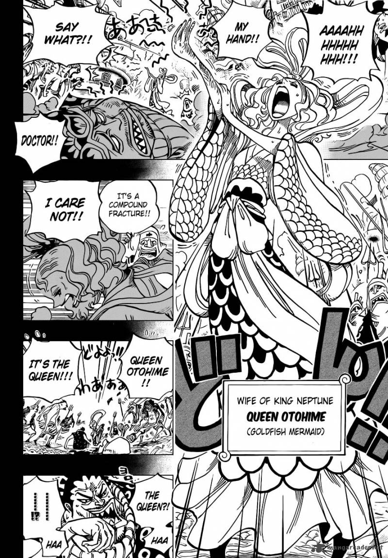 One Piece Manga Chapter 621 page 4 - Otohime and Tiger