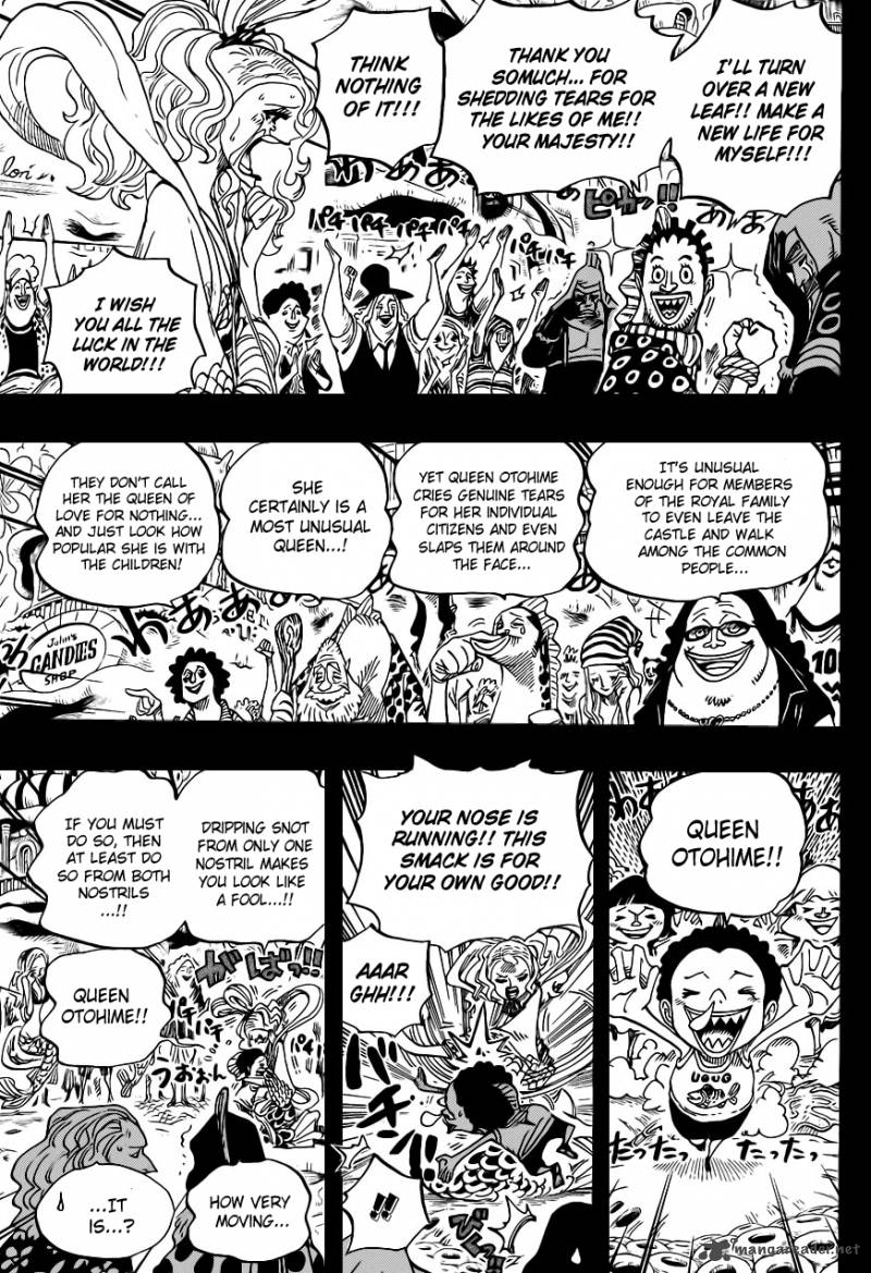 One Piece Manga Chapter 621 page 7 - Otohime and Tiger