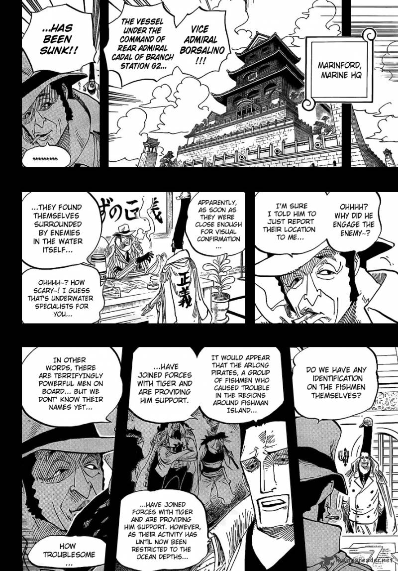 One Piece Manga Chapter 622 page 9 - The Sun Pirates
