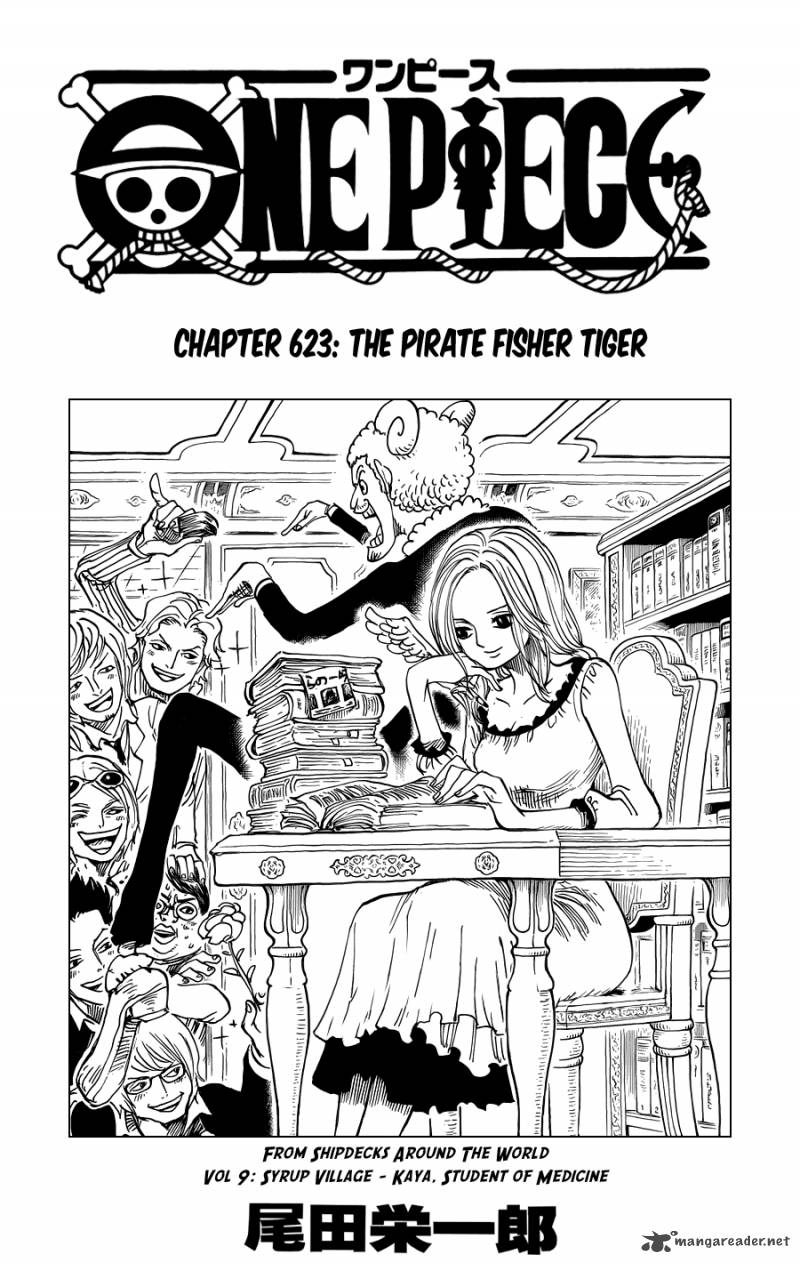 One Piece Manga Chapter 623 page 1 - Fisher Tiger the Pirate