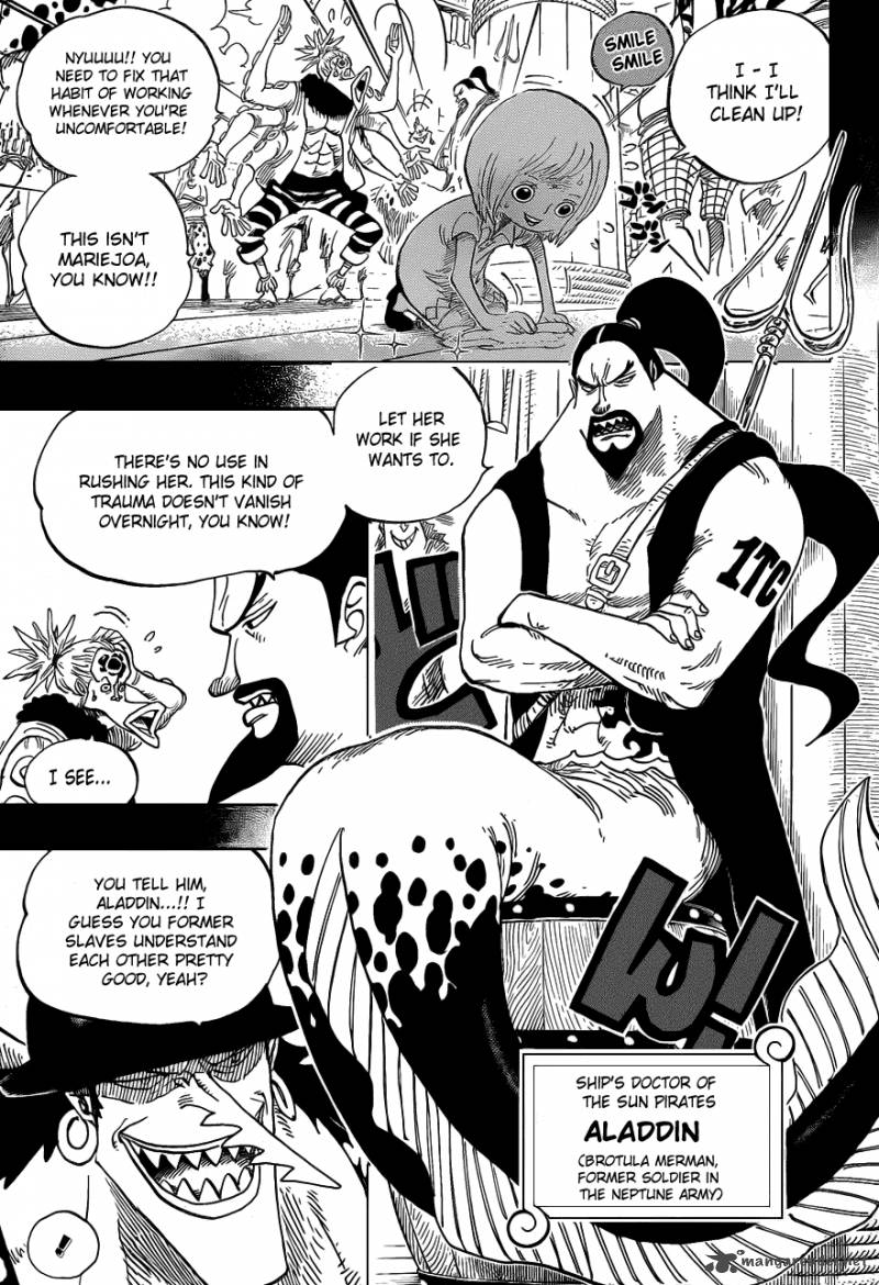 One Piece Manga Chapter 623 page 3 - Fisher Tiger the Pirate