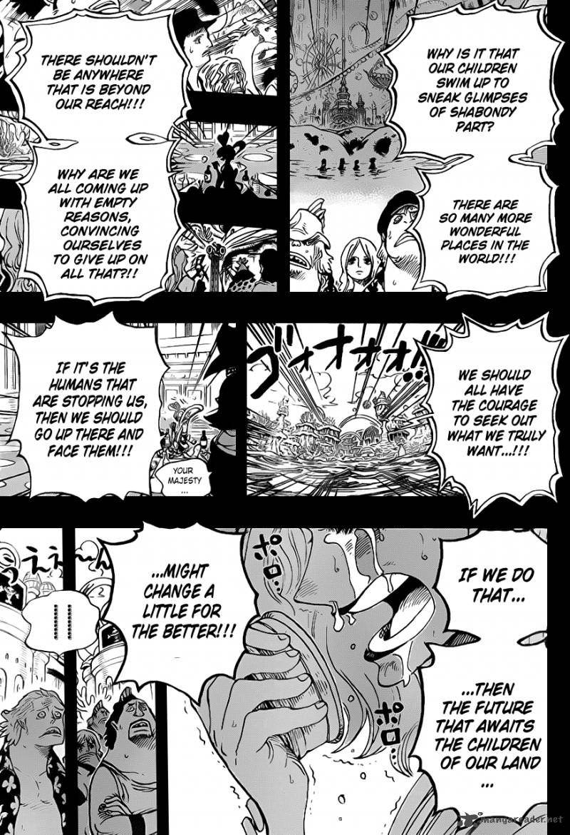 One Piece Manga Chapter 624 page 11 - Queen Otohime