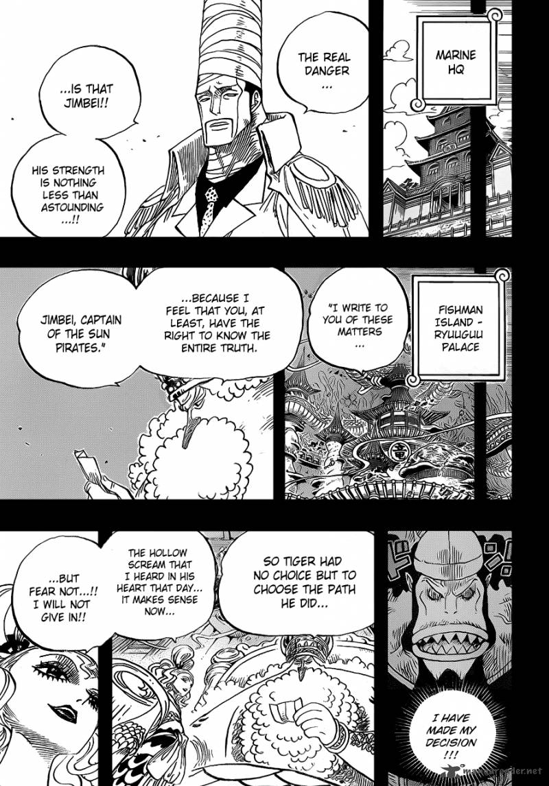 One Piece Manga Chapter 624 page 5 - Queen Otohime