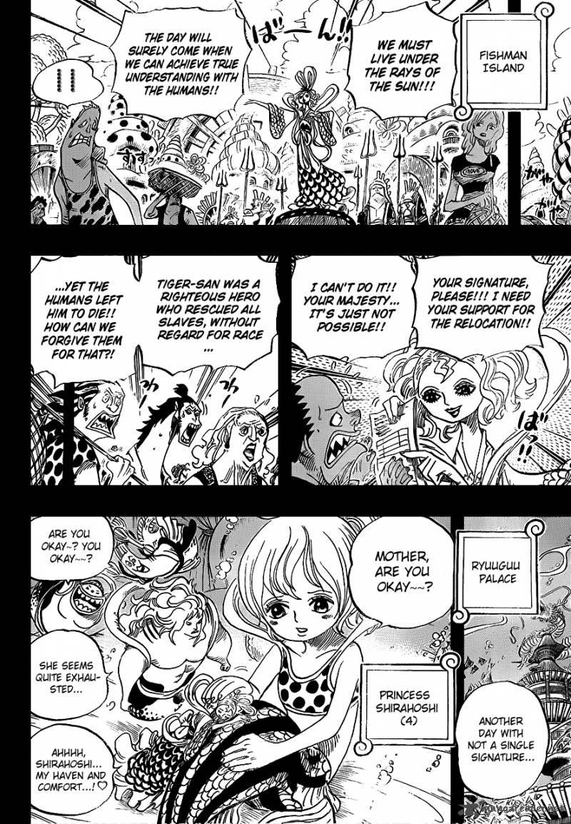 One Piece Manga Chapter 624 page 6 - Queen Otohime