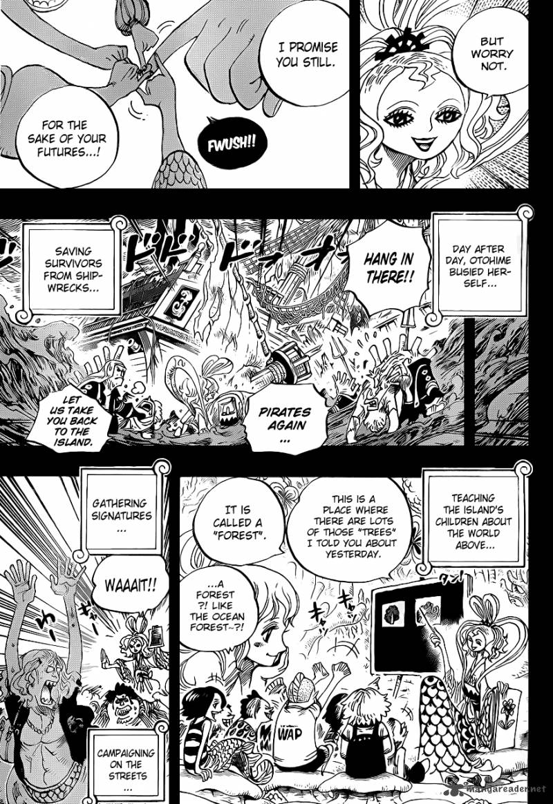 One Piece Manga Chapter 624 page 7 - Queen Otohime