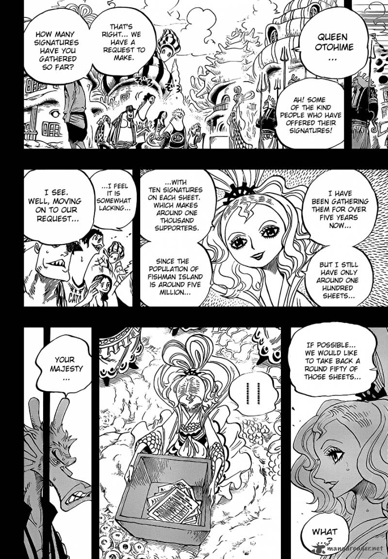 One Piece Manga Chapter 624 page 8 - Queen Otohime