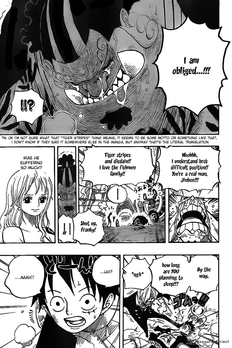 One Piece Manga Chapter 627 page 14 - You Have My Gratitude