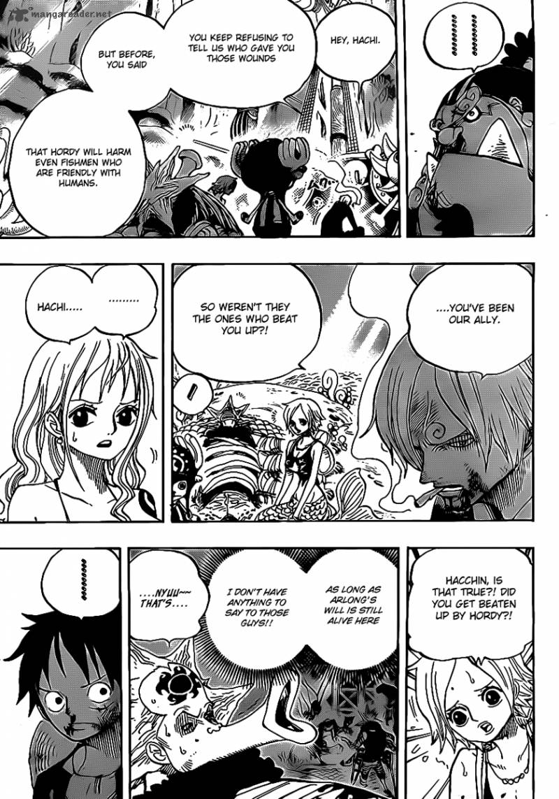 One Piece Manga Chapter 629 page 10 - Former Warlord in the Way