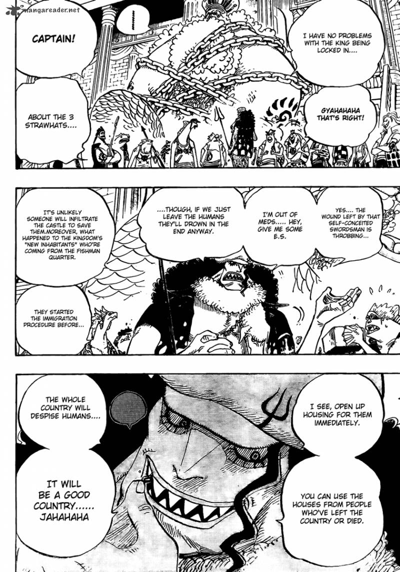 One Piece Manga Chapter 629 page 13 - Former Warlord in the Way