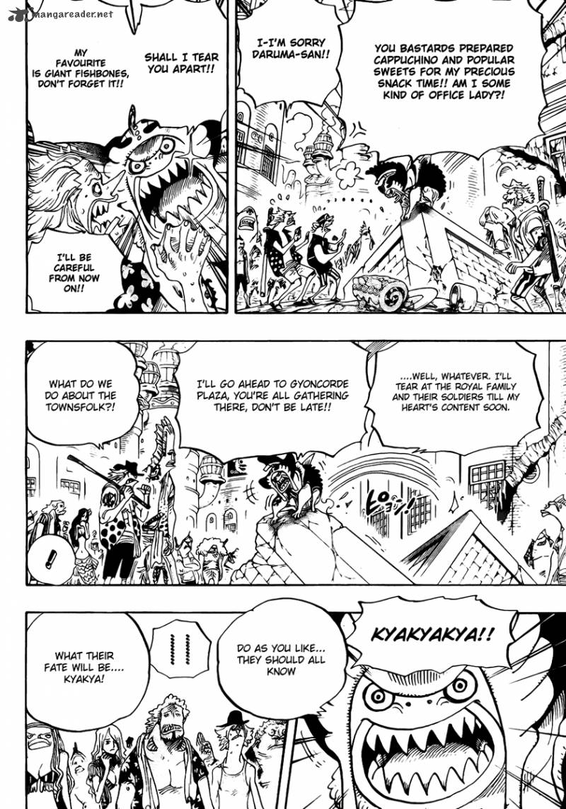 One Piece Manga Chapter 629 page 15 - Former Warlord in the Way
