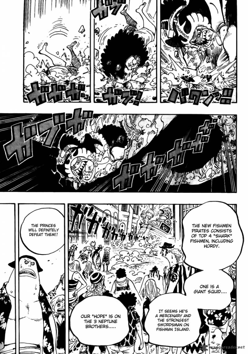 One Piece Manga Chapter 629 page 16 - Former Warlord in the Way