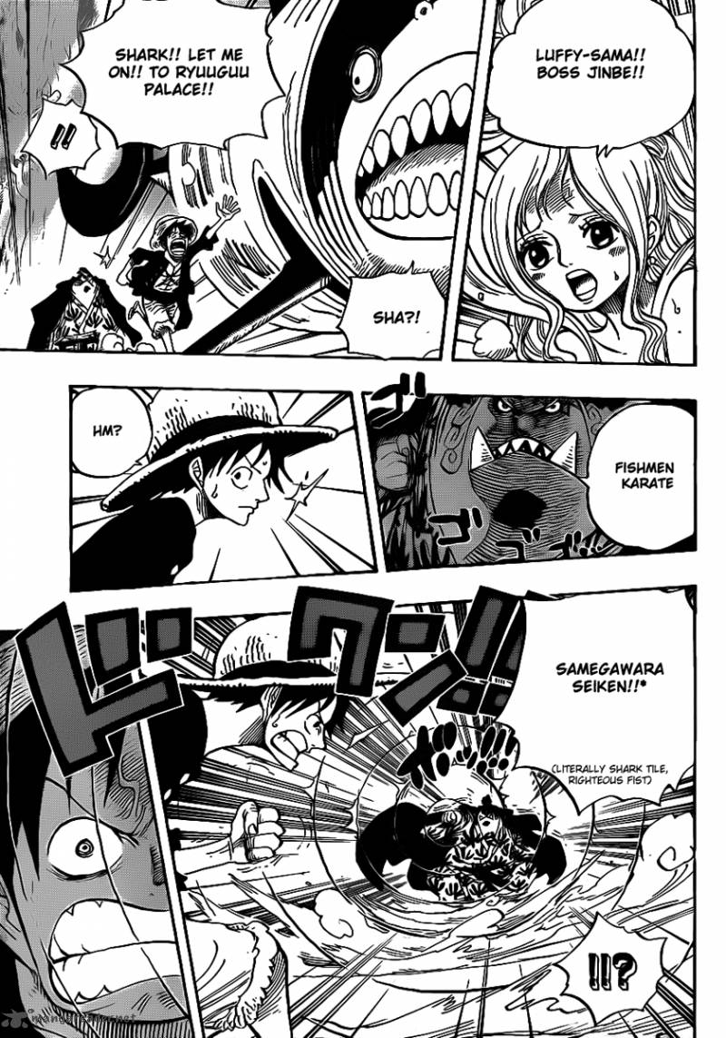 One Piece Manga Chapter 629 page 3 - Former Warlord in the Way