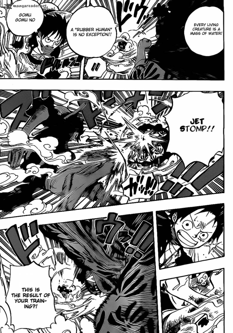 One Piece Manga Chapter 629 page 5 - Former Warlord in the Way