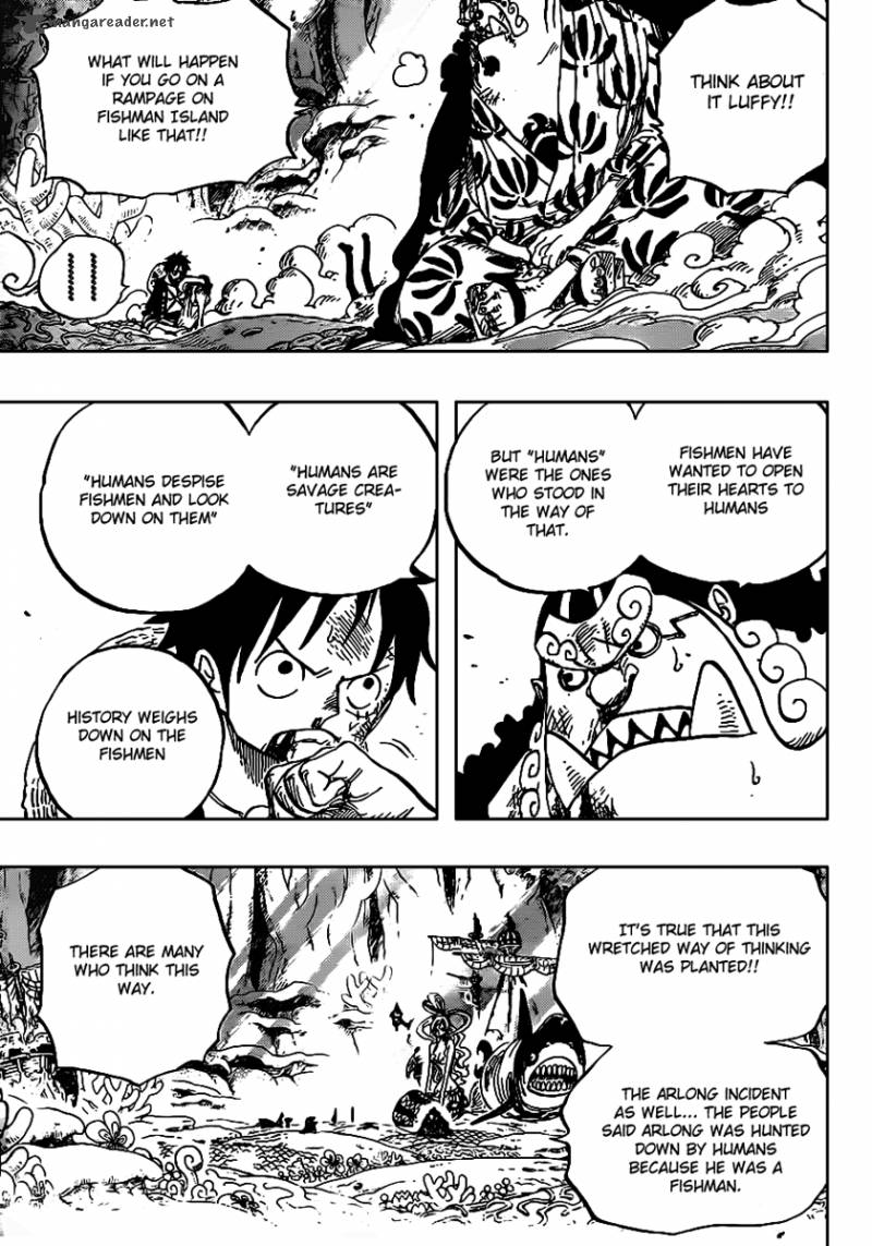 One Piece Manga Chapter 629 page 8 - Former Warlord in the Way