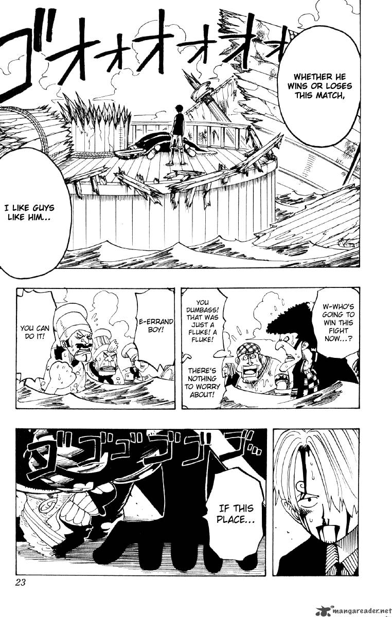 One Piece Manga Chapter 63 page 23 - I Won't Die