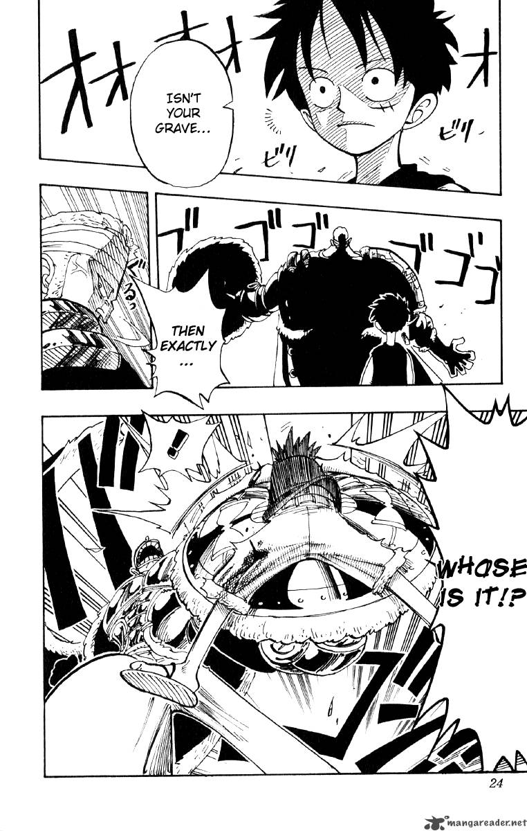 One Piece Manga Chapter 63 page 24 - I Won't Die