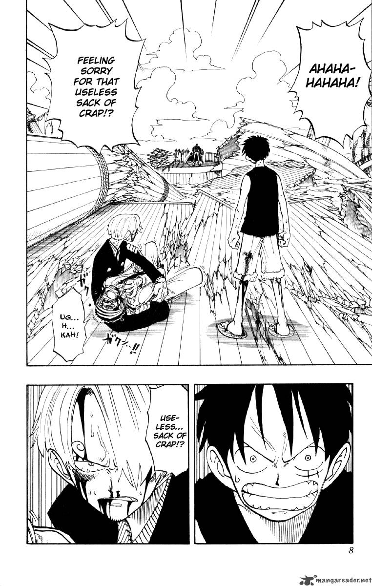 One Piece Manga Chapter 63 page 8 - I Won't Die
