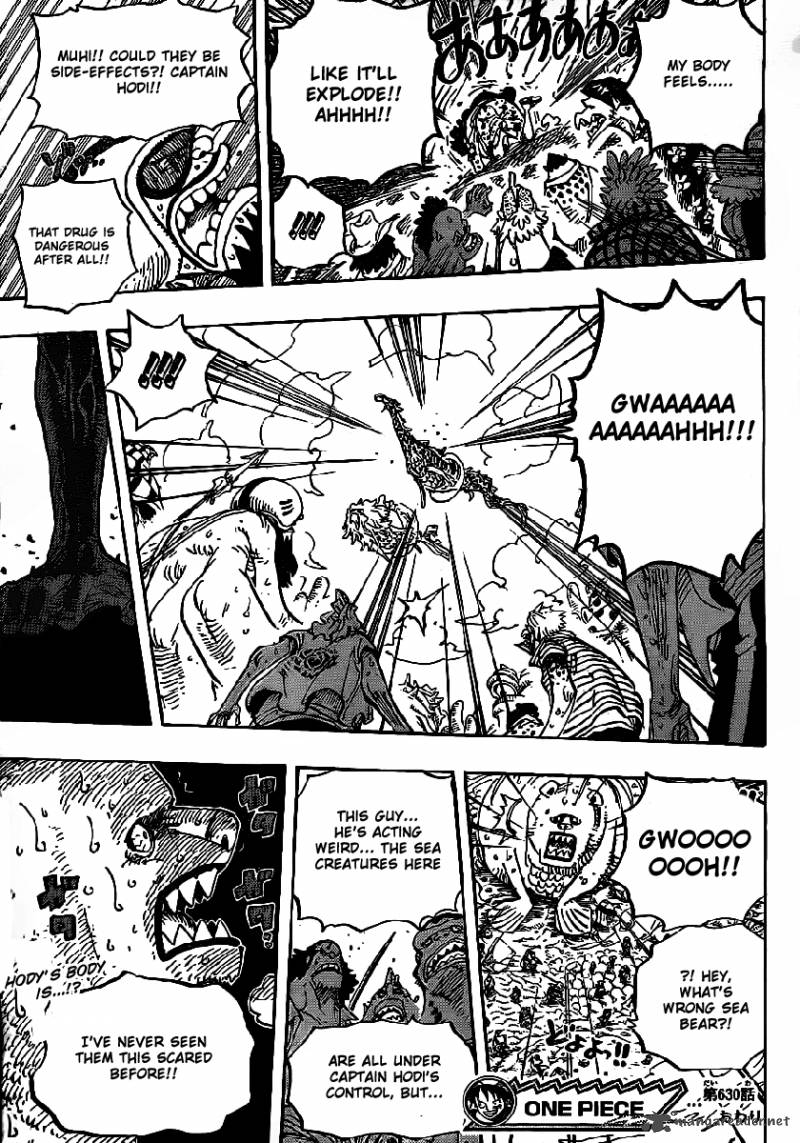 One Piece Manga Chapter 630 page 18 - Getting Violent