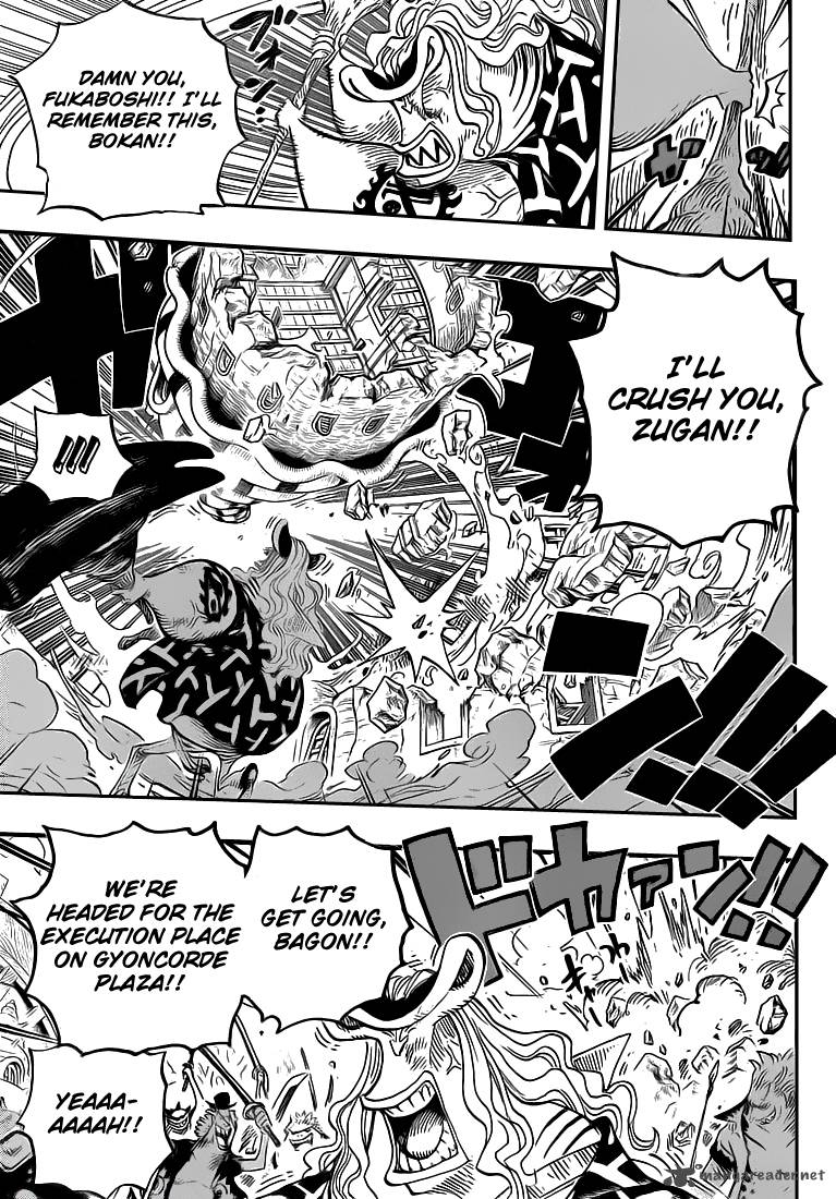 One Piece Manga Chapter 630 page 5 - Getting Violent