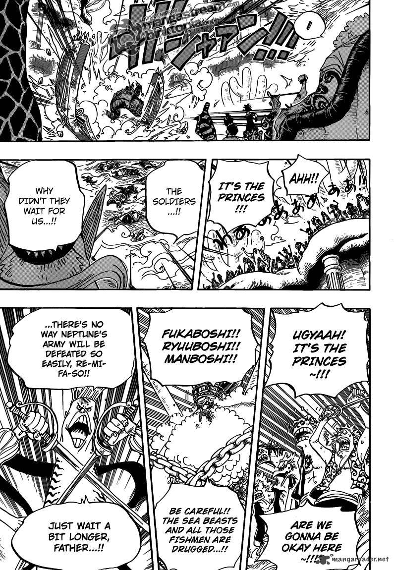 One Piece Manga Chapter 631 page 12 - Gyoncorde Plaza