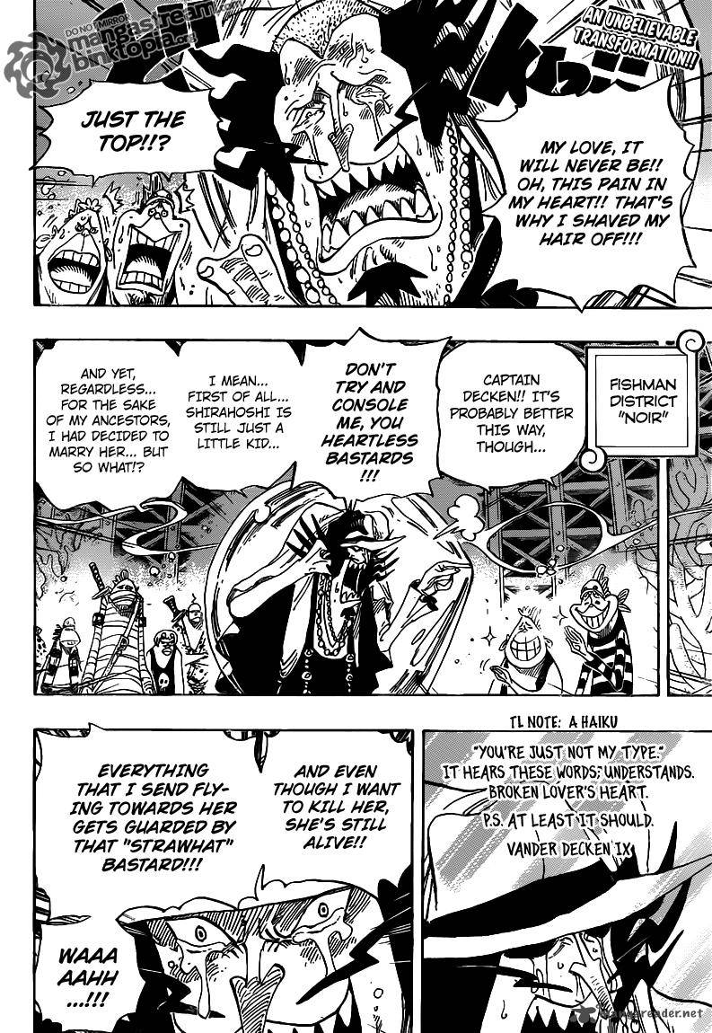 One Piece Manga Chapter 631 page 2 - Gyoncorde Plaza