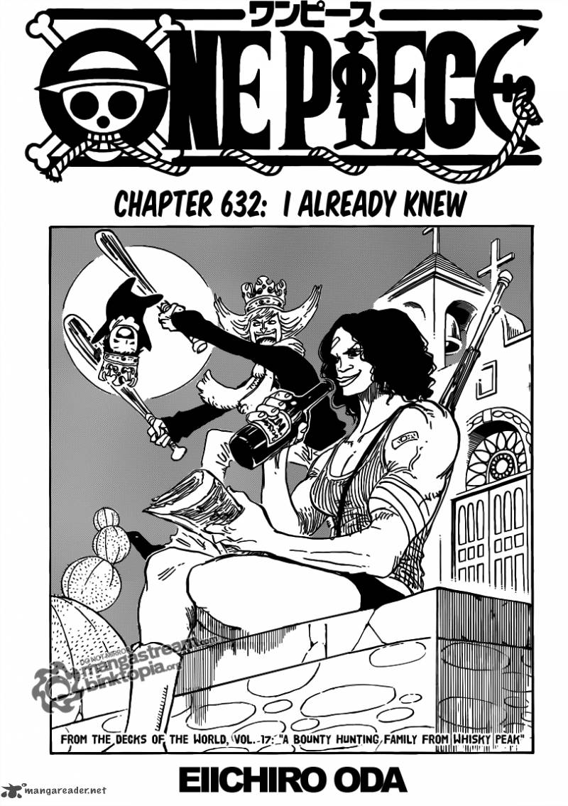 One Piece Manga Chapter 632 page 1 - I Knew