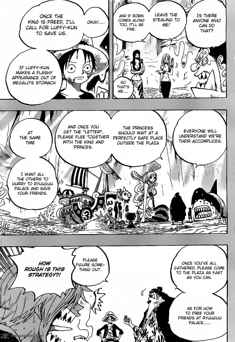 One Piece Manga Chapter 634 page 4 - 100,000 vs. 10
