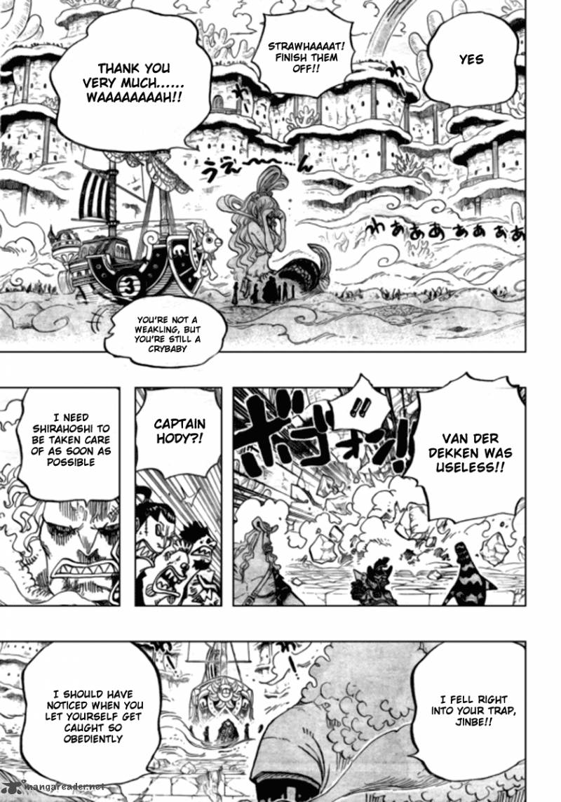 One Piece Manga Chapter 634 page 9 - 100,000 vs. 10