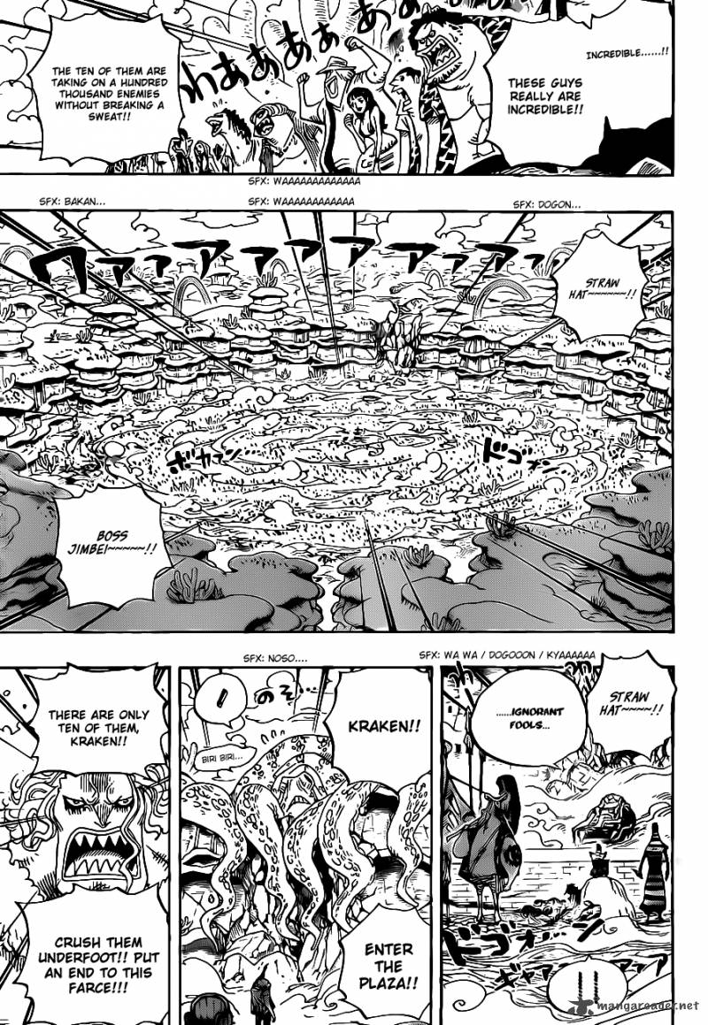 One Piece Manga Chapter 635 page 16 - So Scared I Ran Up to the Sky