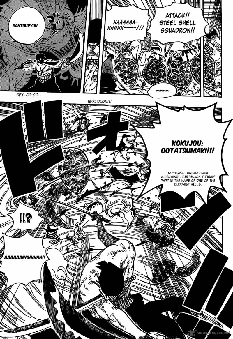 One Piece Manga Chapter 635 page 6 - So Scared I Ran Up to the Sky