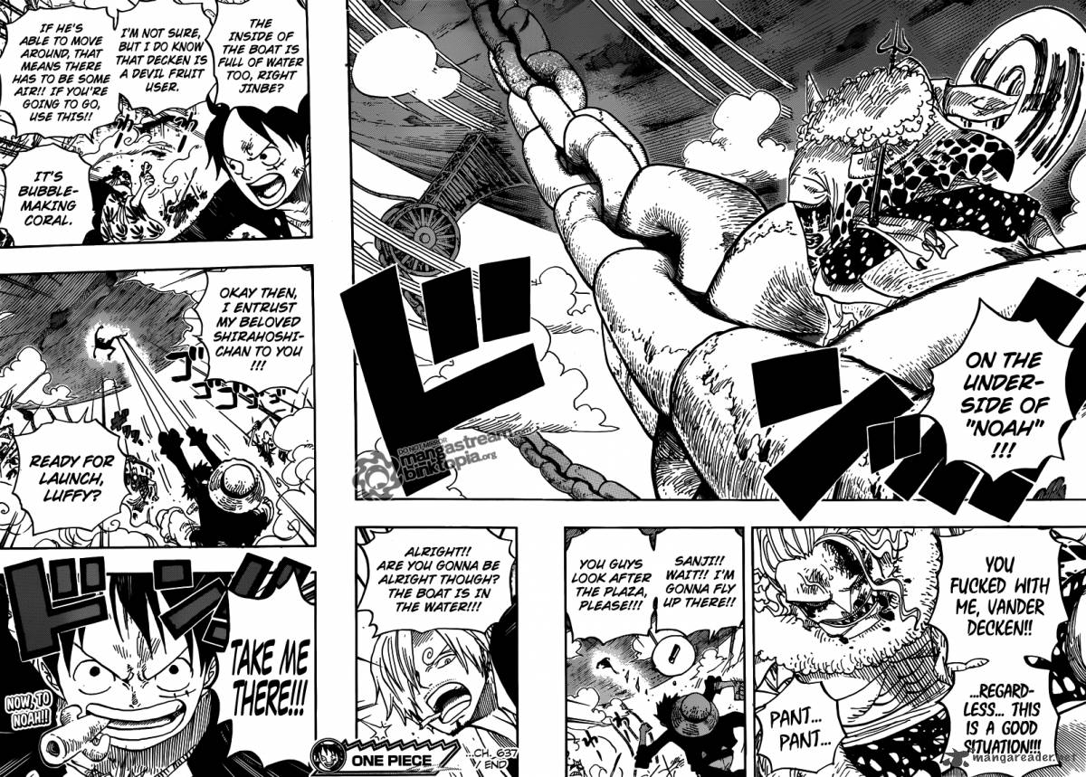 One Piece Manga Chapter 637 page 17 - The Ancient Ark