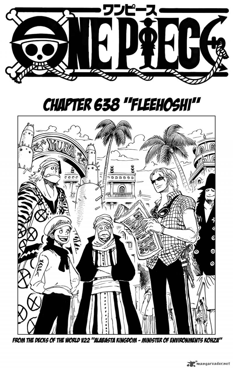 One Piece Manga Chapter 638 page 1 - Escape-Hoshi