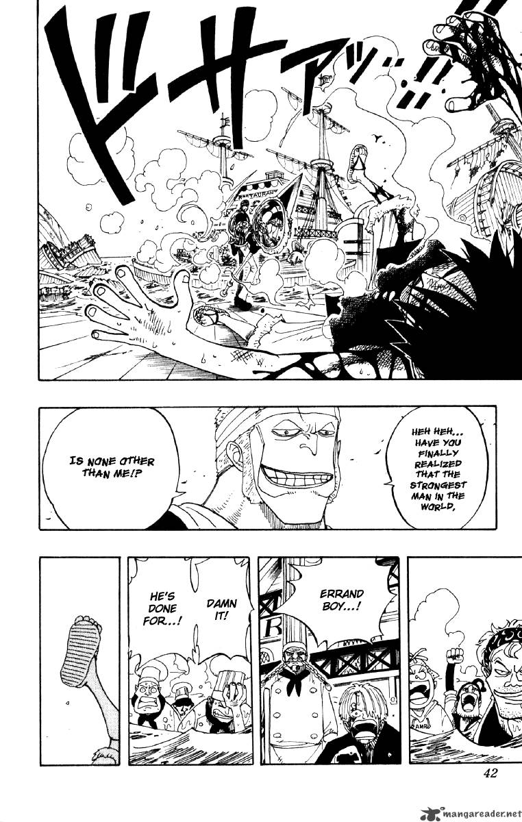 One Piece Manga Chapter 64 page 17 - The Mighty Battle Spear